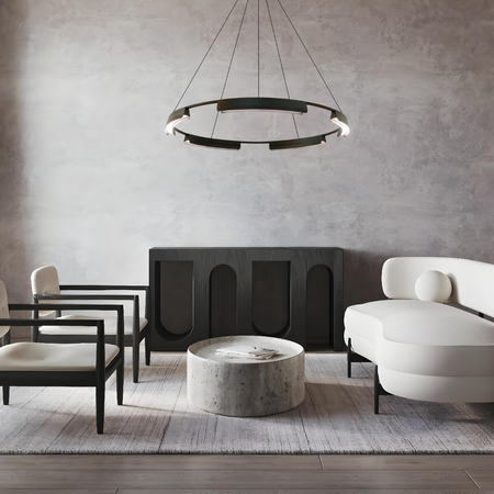 Light Prestige Lampa wisząca Tura 60 cm czarna LED CCT LP-9786/1P 60cm BK