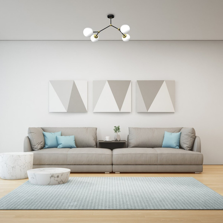 Milagro Lampa sufitowa JOY BLACK / GOLD 4xE14 MLP7461 CZARNY / ZŁOTY