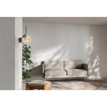 Kinkiet Kaja VELA K-5336 bursztynowy, czarny