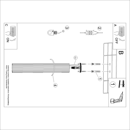 Sollux Lighting Plafon KARBON 60 taupe SL.1767