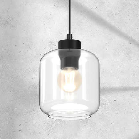 Milagro Lampa wisząca SOMBRA CLEAR 1xE27 MLP8367 CZARNY