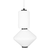 Lampa wisząca Maxlight AKIKO P0467 czarny/chrom