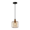 Lampa wisząca Italux PND-29257A-1-BRO-AMB Złoty