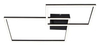 Lampa sufitowa Rabalux Ocean 5256 czarny matowy