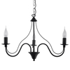 Sollux Lighting Żyrandol MINERWA 3 czarny SL.0217