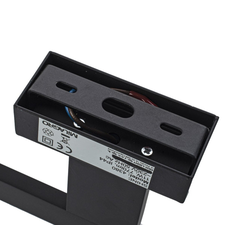 Milagro Kinkiet SHINE BLACK 45cm 11W LED ML4380 CZARNY