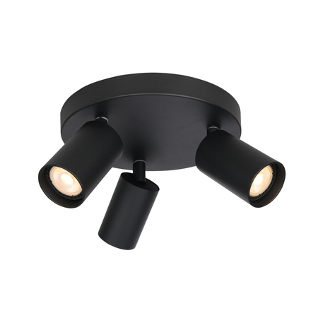 Spot Italux Nesto SPL-23436-3R-BK Czarny piaskowany