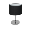 Milagro Lampka stołowa CASINO BLACK/CHROME 1xE27 ML6381 Czerń / Chrom