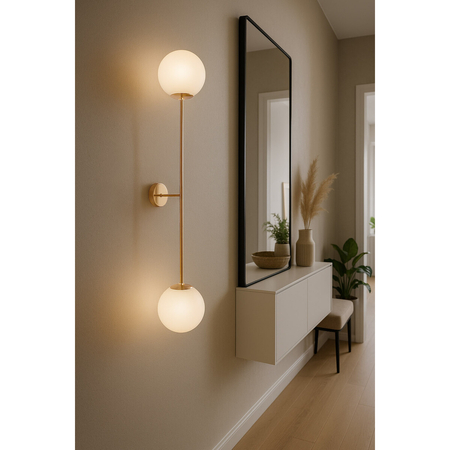 Kinkiet Kaja LUMIA K-5407 biały, złoty