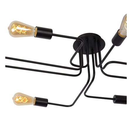 Lampa sufitowa Lucide LESTER czarny 21112/08/30