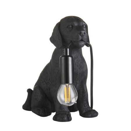 Lampa stołowa Endon Lighting Labrador Puppy 107365 czarny