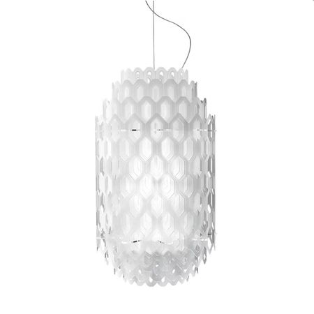 Lampa wisząca Slamp CHANTAL - WHITE S CHNSS00WHT01T00E27EU biały