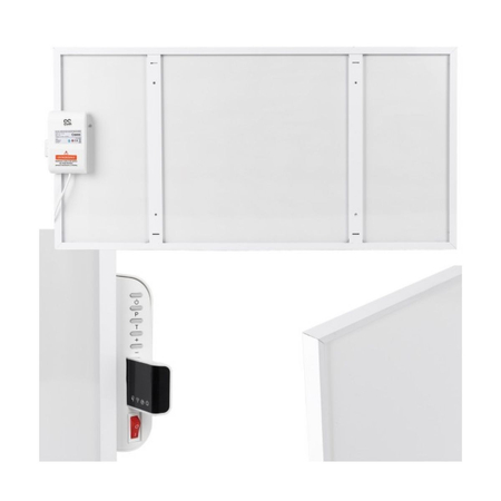 Panel grzewczy Cronos Synthelith PRO z WiFi i pilotem 980W kolor ramki biały