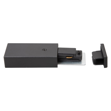 Milagro Zasilanie + Zaślepka Do Szynoprzewodu Czarny 1-Obwodowy ML2141 CZARNY