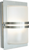 BASEL 661 STAINLESS STEEL E27 LED 9W NO