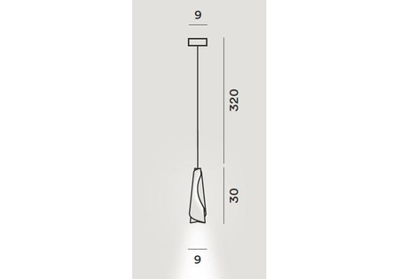 Lampa wisząca Foscarini 219007R1-25 Maki