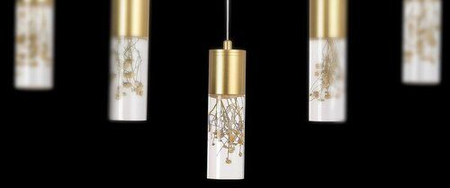 Lampa wisząca Rabalux Floresta 6559 złoty