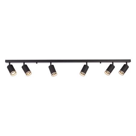 Milagro Oprawa Pipe Ring Spot Czarny 6xGU10 ML2075 CZARNY