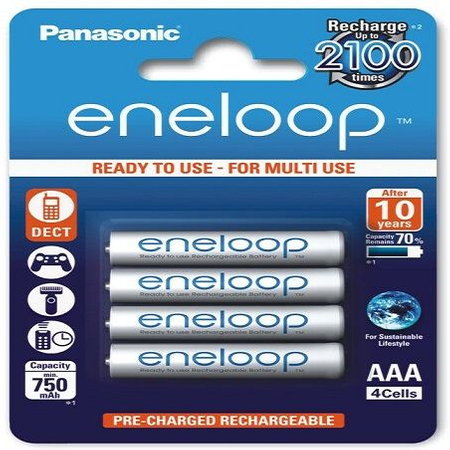 Akumulatorki Panasonic BK-4MCCE/4BE Eneloop R03 AAA 800mAh x4