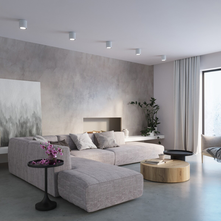 Sollux Lighting Plafon CULLO 140 beton SL.0645