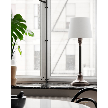 Lampa stołowa By Rydens Dinant z białym abażurem 4024550-5000