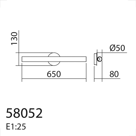 Lampa ścienna OSLO nikiel mat LED 16W 3000K szkło transparentne, ściemnialna