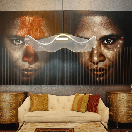 Lampa wisząca Velo No.2 złota