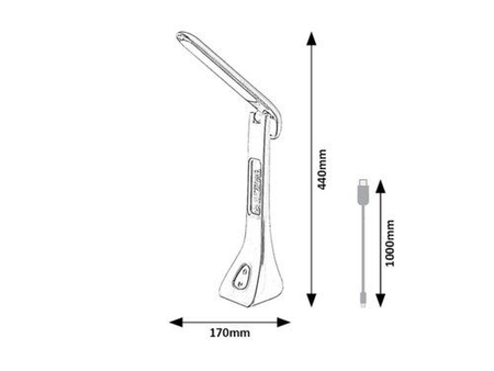 Lampa stołowa Rabalux Amato 74042 biały