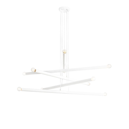 Lampa wisząca TUBO 10 WHITE Aldex 1072M biały