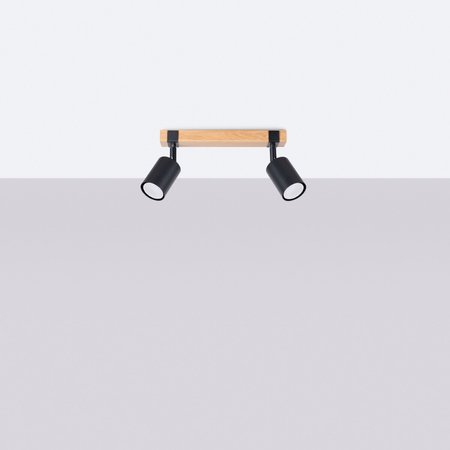 Sollux Lighting Plafon FAGER 2 czarny SL.1344