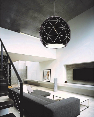 Lampa wisząca Lumina Deco LDP-7412-1-BK Bokka