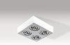 Lampa sufitowa PAULO 4 12V WHITE/ALUMINIUM Azzardo AZ1798 biały