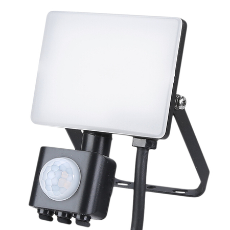 Eko-Light Naświetlacz LED 10W PIR 950lm 5000K EKN9017 CZARNY