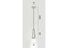 Lampa wisząca Foscarini 219007R1-25 Maki