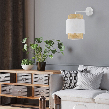 Kinkiet BOHO TK Lighting 6538 biały