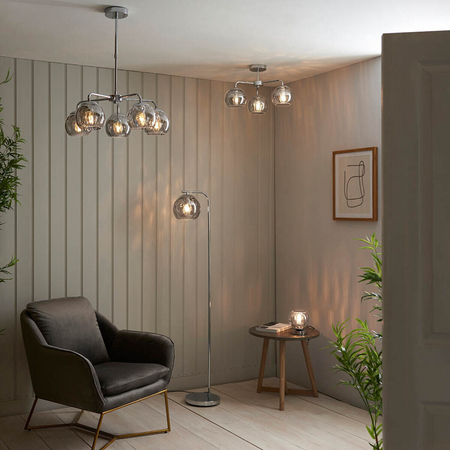 Endon Lighting Lampa podłogowa 97978 chrom