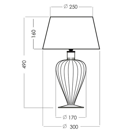 Lampa stojąca 4concepts BRISTOL Beżowo-Złoty