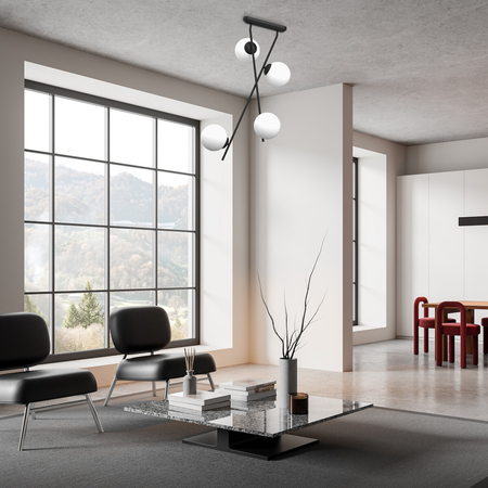 Milagro Lampa sufitowa INTER 4xE14 MLP0974 CZARNY