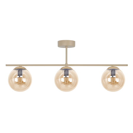 Lampa sufitowa Kaja FELIX K-5782 bursztynowy, beż