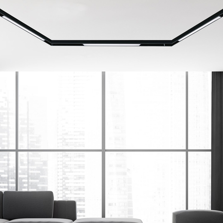 Milagro Zasilacz 100W 48V SLIM ROUND MAGNETIC do śr. 900mm ML8705 CZARNY