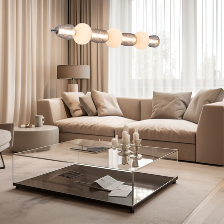 Milagro Lampa wisząca CARO SMOKED 42W LED ML0366 CHROM