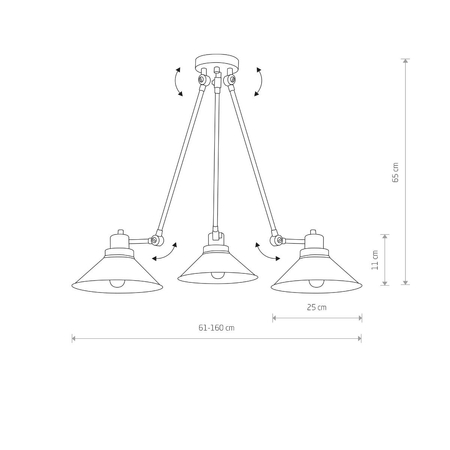Lampa wisząca Nowodvorski 9142 Techno III