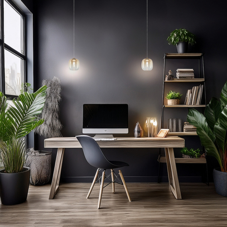 Milagro Lampa wisząca VASO 2 AMBER 4W ML1402 ZŁOTY