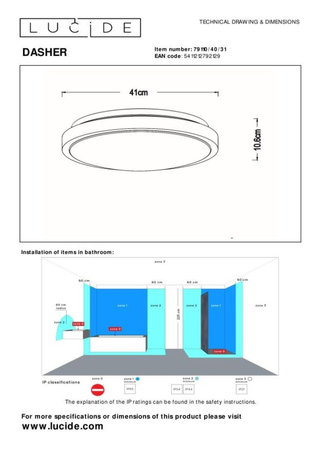 Lampa sufitowa Lucide DASHER 79110/40/31 czarny