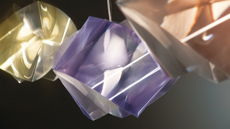 Lampa wisząca Slamp GEMMY - PRISMA/GOLD M GEMSM00PRG01T00000EU złoty