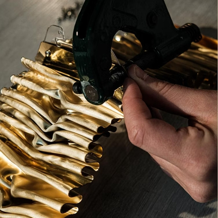Lampa wisząca Slamp ACCORDÉON 2700K - GOLD M ACRSM00GLD01T27NMTEU złoty