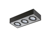 Lampa sufitowa PAULO 3 230V BLACK/ALUMINIUM Azzardo AZ0965 stalowy
