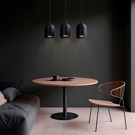 Light Prestige Metalowa lampa wisząca Nilo czarna 3xGU10 LP-0110/3L BK