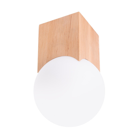 Sollux Lighting Plafon SOLIS naturalne drewno SL.1407