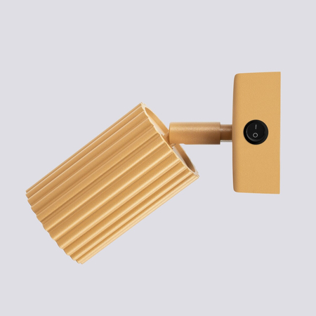 Sollux Lighting Kinkiet KARBON złoty z włącznikiem SL.1560